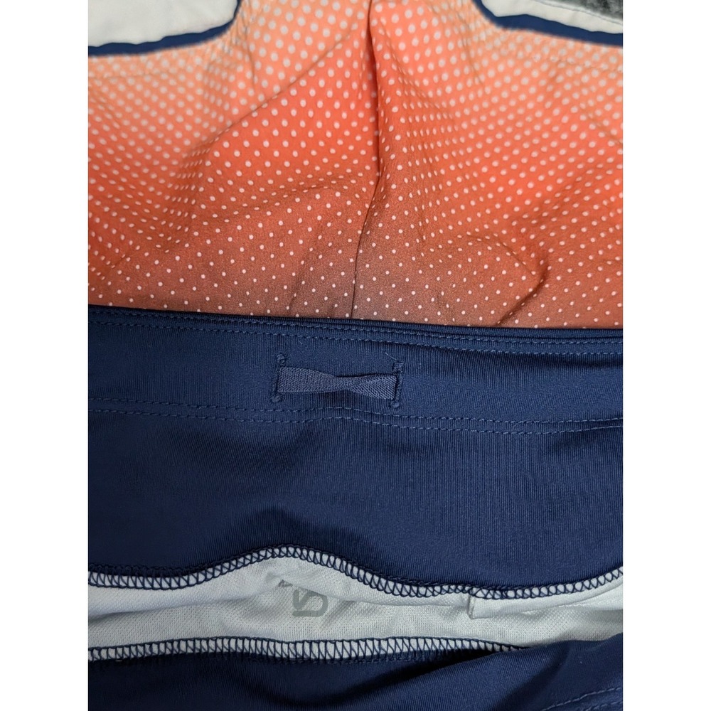 Gap Fit Performance Running Shorts Womens XS Blue Orange Ombre Attached Brief - Picture 4 of 9